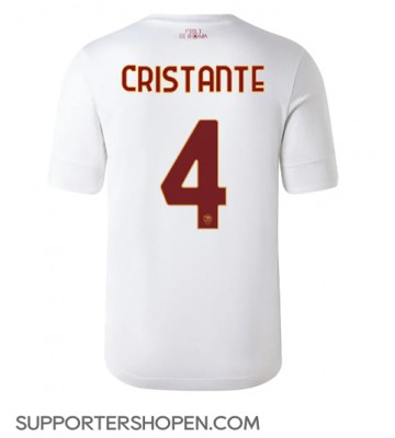 AS Roma Bryan Cristante #4 Borta Matchtröja 2022-23 Kortärmad